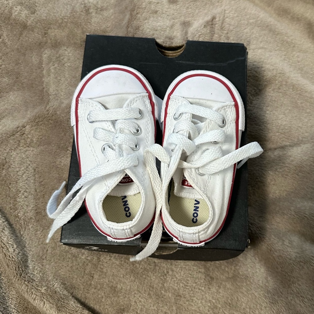 White Low Top Converse